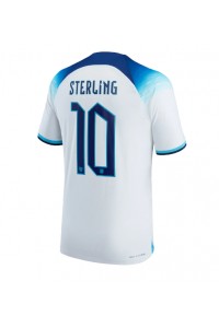 Engeland Raheem Sterling #10 Voetbaltruitje Thuis tenue WK 2022 Korte Mouw